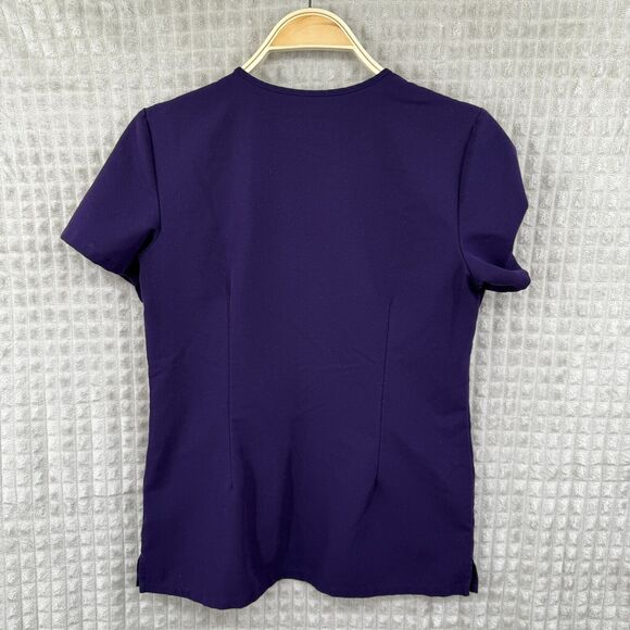 Figs Scrub Top Womens XXS Plum Purple Technical Collection - Picture 3 of 6